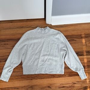 DSG Boyfriend Fleece Mock Neck Top